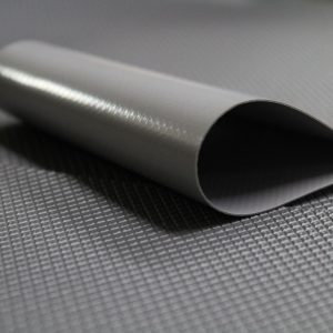 Тентовая ткань ПВХ АТМ оптом 650 гр/м2, размер 2.5х65м серый (Ral 7042)